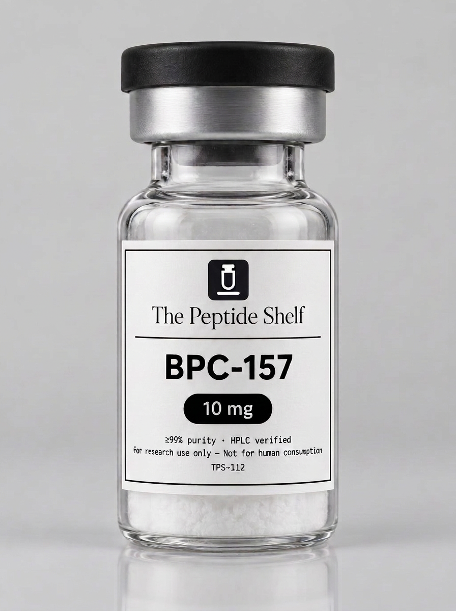 BPC-157 10 mg vial — The Peptide Shelf