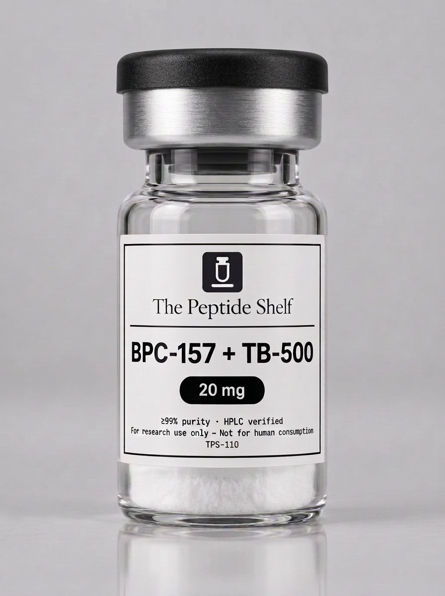 BPC-157 + TB-500 20 mg vial — The Peptide Shelf
