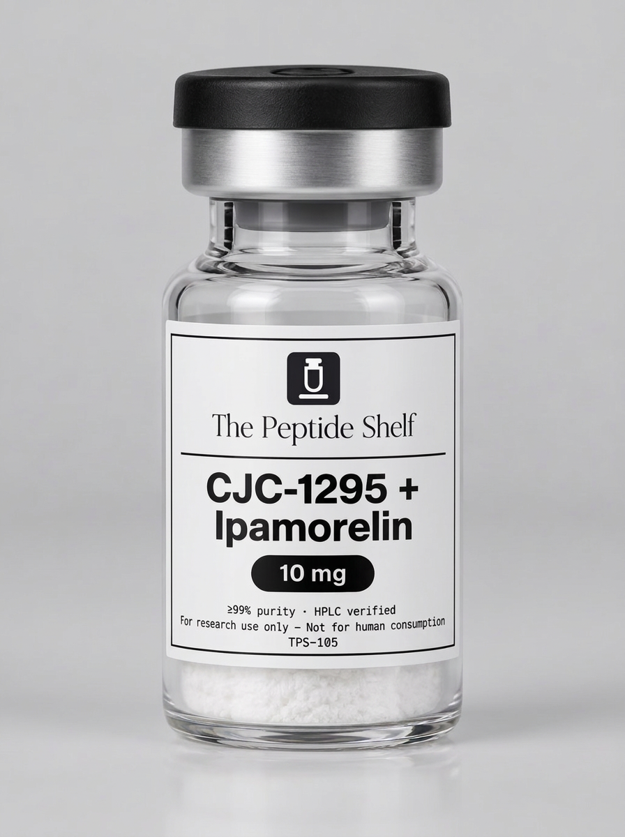 CJC-1295 (No DAC) + Ipamorelin 10 mg vial — The Peptide Shelf