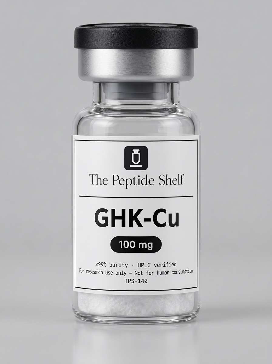 GHK-Cu 100 mg vial — The Peptide Shelf