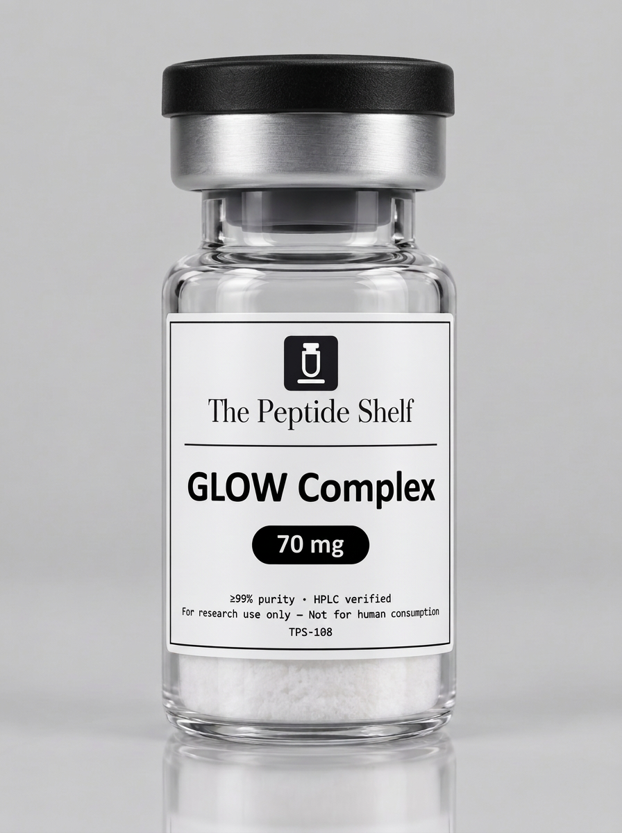 GLOW Complex 70 mg vial — The Peptide Shelf
