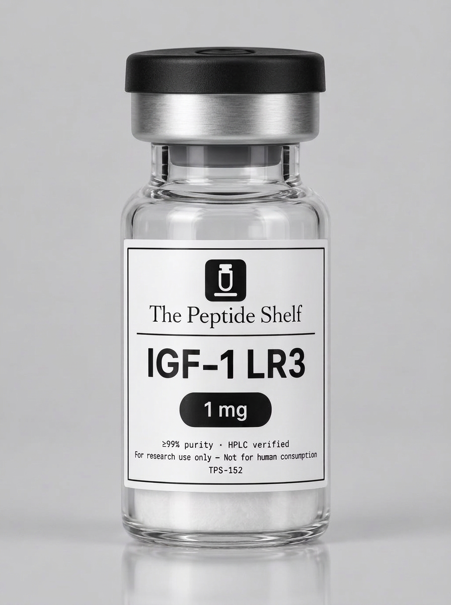IGF-1 LR3 1 mg vial — The Peptide Shelf